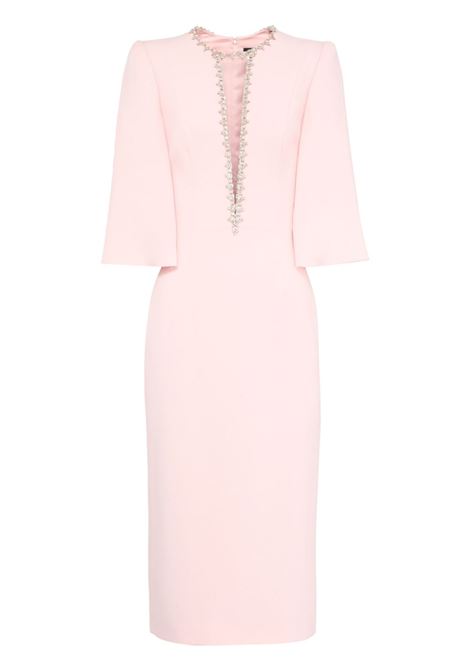 Abito con cristalli Grace in rosa Jenny packham - donna